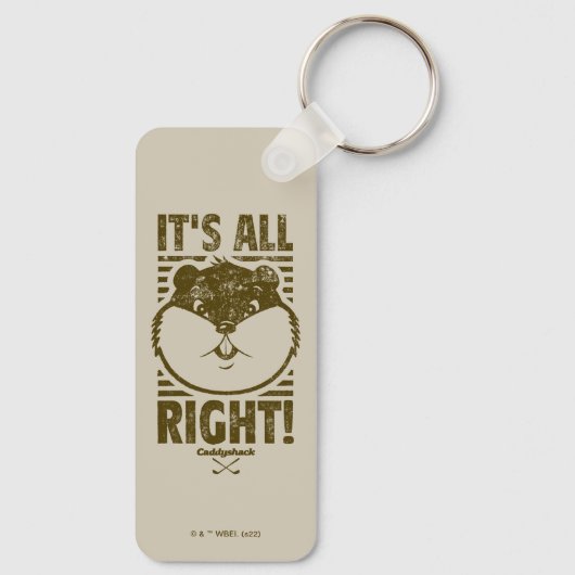 Caddyshack | Het is goed! Sleutelhanger (Achterkant)