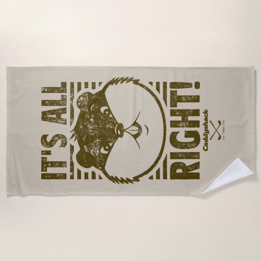 Caddyshack | Het is goed! Strandlaken (Voorkant)