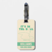 Caddyshack | Het is in het gat Bagagelabel (Achterkant verticaal)