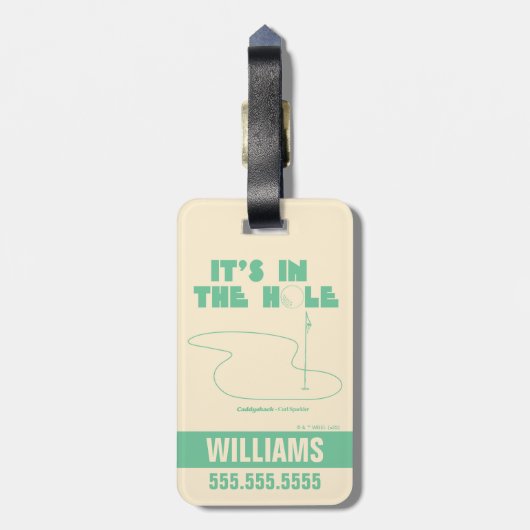 Caddyshack | Het is in het gat Bagagelabel (Achterkant verticaal)