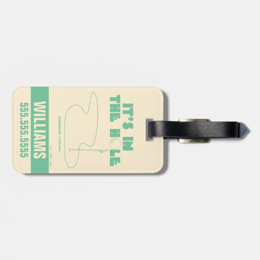 Caddyshack | Het is in het gat Bagagelabel (Achterkant horizontaal)