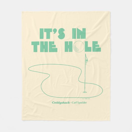 Caddyshack | Het is in het gat Fleece Deken (Voorkant)