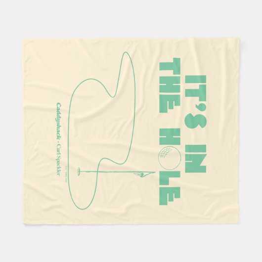 Caddyshack | Het is in het gat Fleece Deken (Voorkant (Horizontaal))