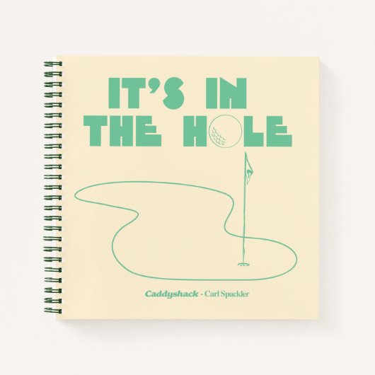 Caddyshack | Het is in het gat Notitieboek (Voorkant)