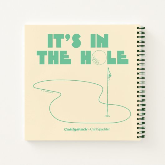 Caddyshack | Het is in het gat Notitieboek (Achterkant)
