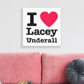 Caddyshack | I Love Lacey Underall Canvas Afdruk (Insitu (Woonkamer))