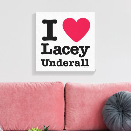 Caddyshack | I Love Lacey Underall Canvas Afdruk (Insitu (Woonkamer))
