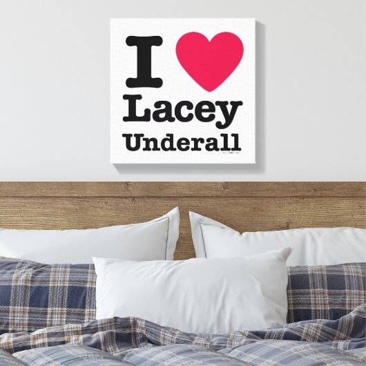 Caddyshack | I Love Lacey Underall Canvas Afdruk (Insitu (Slaapkamer))