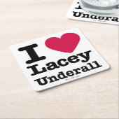 Caddyshack | I Love Lacey Underall Kartonnen Onderzetters (Schuin)