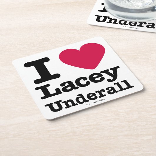Caddyshack | I Love Lacey Underall Kartonnen Onderzetters (Schuin)