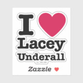Caddyshack | I Love Lacey Underall Sticker (Vel)