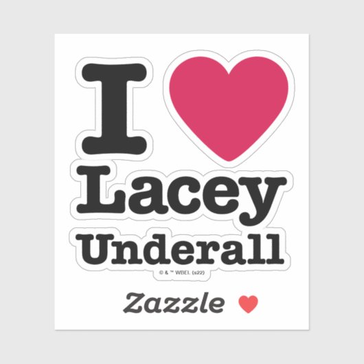Caddyshack | I Love Lacey Underall Sticker (Vel)