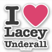 Caddyshack | I Love Lacey Underall Sticker (Voorkant)