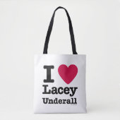 Caddyshack | I Love Lacey Underall Tote Bag (Voorkant)