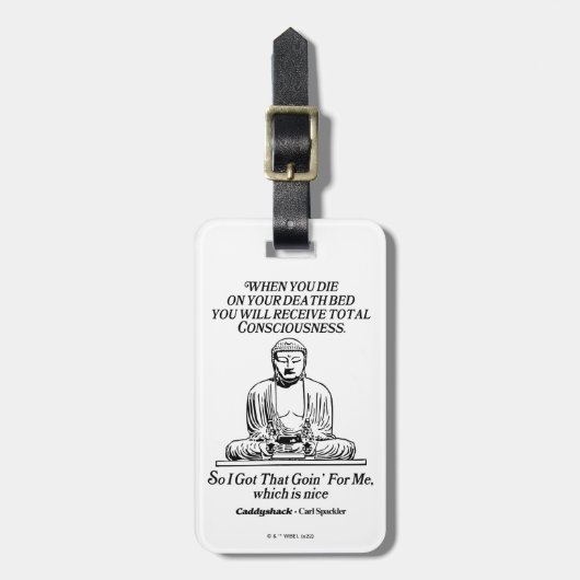 Caddyshack, ik heb dat voor me. bagagelabel (Voorkant verticaal)