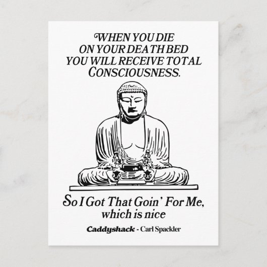 Caddyshack, ik heb dat voor me. briefkaart (Voorkant)