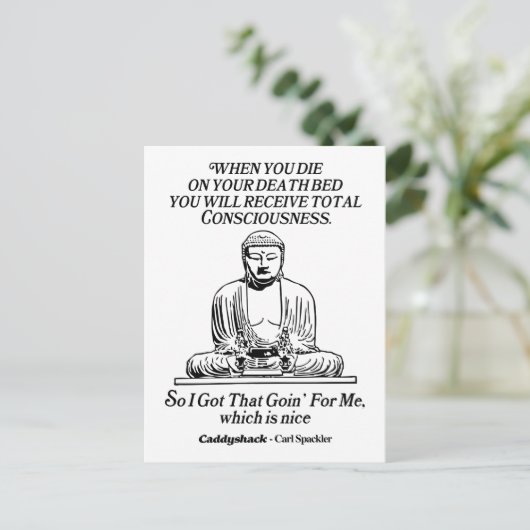 Caddyshack, ik heb dat voor me. briefkaart (Staand voorkant)