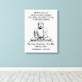 Caddyshack, ik heb dat voor me. canvas afdruk (Insitu (Houten vloer))