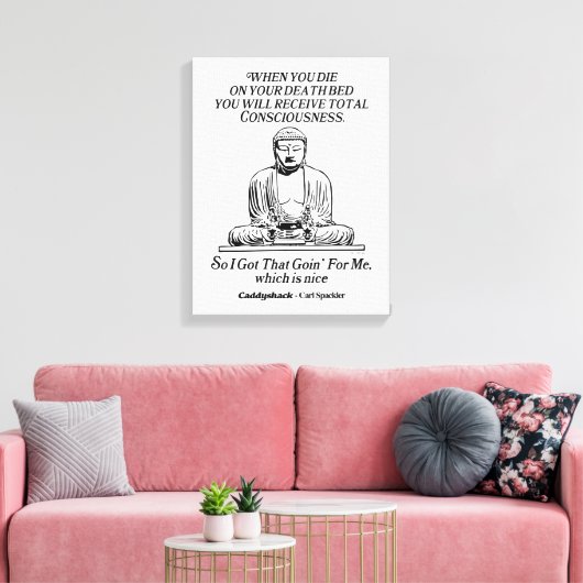 Caddyshack, ik heb dat voor me. canvas afdruk (Insitu (Woonkamer))