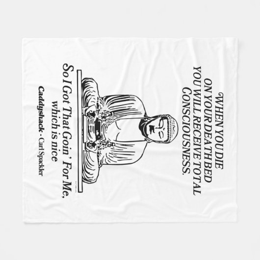 Caddyshack, ik heb dat voor me. fleece deken (Voorkant (Horizontaal))