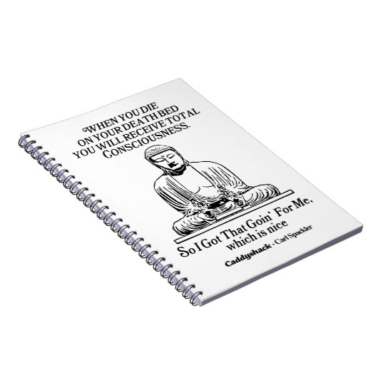 Caddyshack, ik heb dat voor me. notitieboek (Rechterzijde)