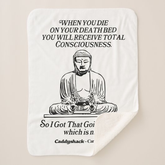 Caddyshack, ik heb dat voor me. sherpa deken (Voorkant)