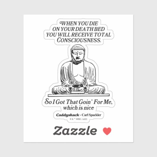 Caddyshack, ik heb dat voor me. sticker (Vel)