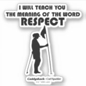 Caddyshack | Ik zal u de betekenis van de W Sticker (Voorkant)