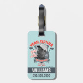 Caddyshack | Ja, wil je 14 dollar de moeite waard Bagagelabel (Achterkant verticaal)