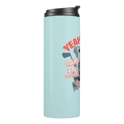 Caddyshack | Ja, wil je 14 dollar de moeite waard Thermosbeker (Gedraaid links)