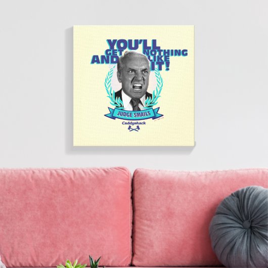 Caddyshack | Je krijgt niets en zo Canvas Afdruk (Insitu (Woonkamer))