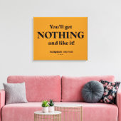 Caddyshack | Je krijgt niets en zo! Canvas Afdruk (Insitu (Woonkamer))