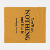 Caddyshack | Je krijgt niets en zo! Fleece Deken (Voorkant (Horizontaal))