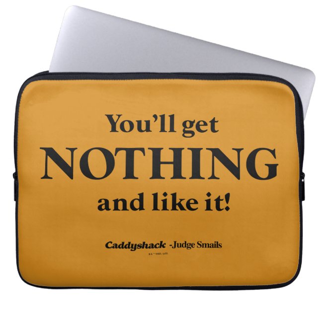 Caddyshack | Je krijgt niets en zo! Laptop Sleeve (Voorkant)