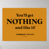 Caddyshack | Je krijgt niets en zo! Poster (Voorkant)