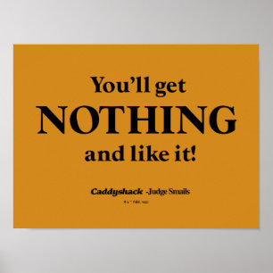 Caddyshack   Je krijgt niets en zo! Poster