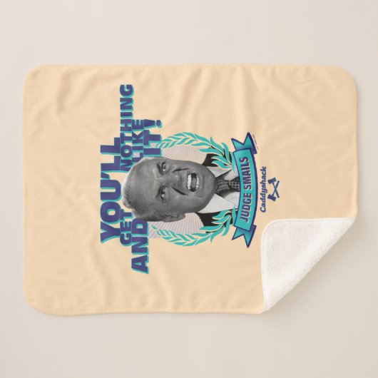 Caddyshack | Je krijgt niets en zo Sherpa Deken (Voorkant (horizontaal))