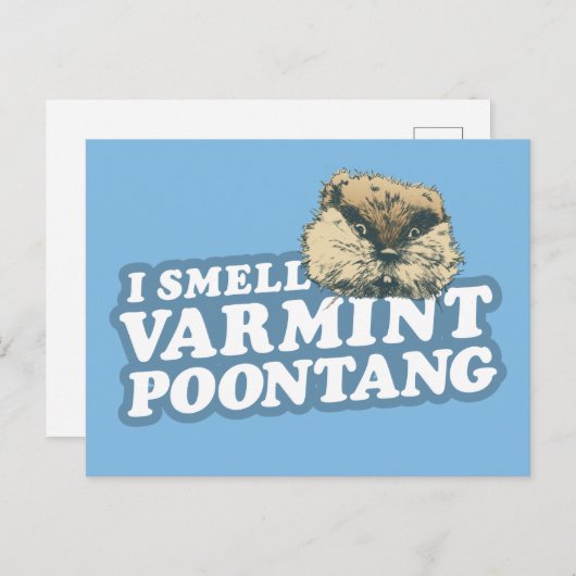 Caddyshack | Klein Varmint Poontang Briefkaart (Voorkant / Achterkant)
