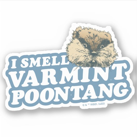 Caddyshack | Klein Varmint Poontang Sticker (Voorkant)