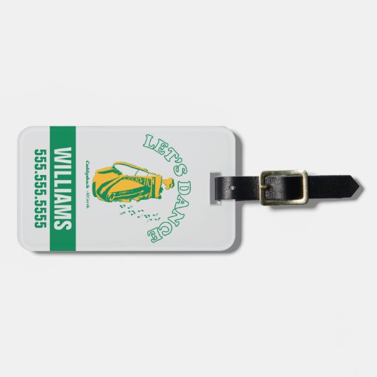 Caddyshack | Laten we Dance Bagagelabel (Voorkant horizontaal)