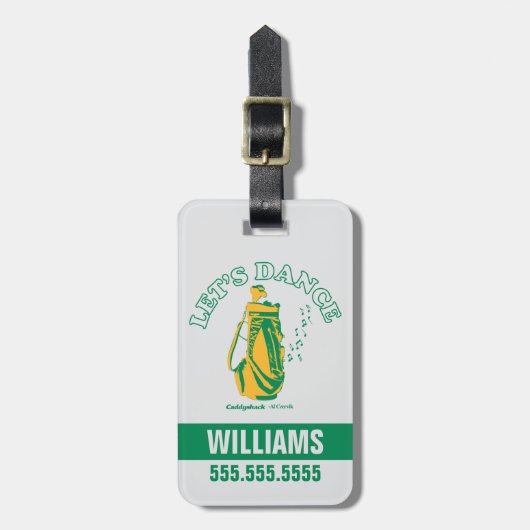 Caddyshack | Laten we Dance Bagagelabel (Voorkant verticaal)