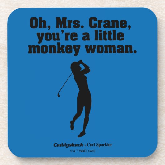 Caddyshack | Oh Mrs Crane Bier Onderzetter (Voorkant)