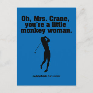 Caddyshack   Oh Mrs Crane Briefkaart