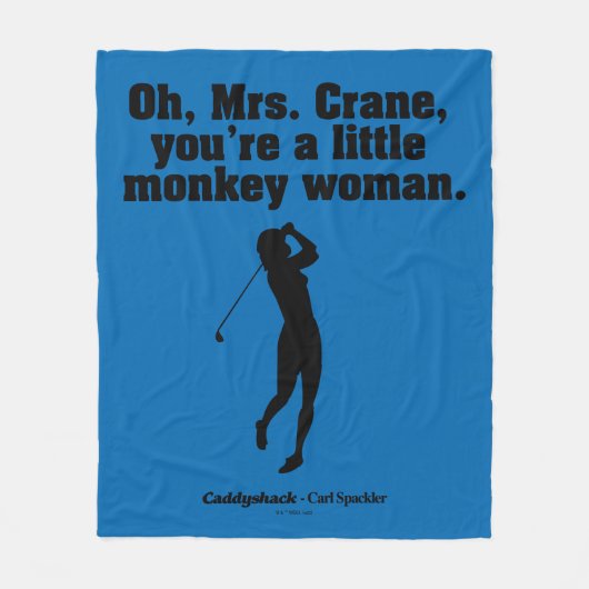 Caddyshack | Oh Mrs Crane Fleece Deken (Voorkant)