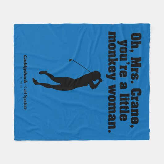 Caddyshack | Oh Mrs Crane Fleece Deken (Voorkant (Horizontaal))