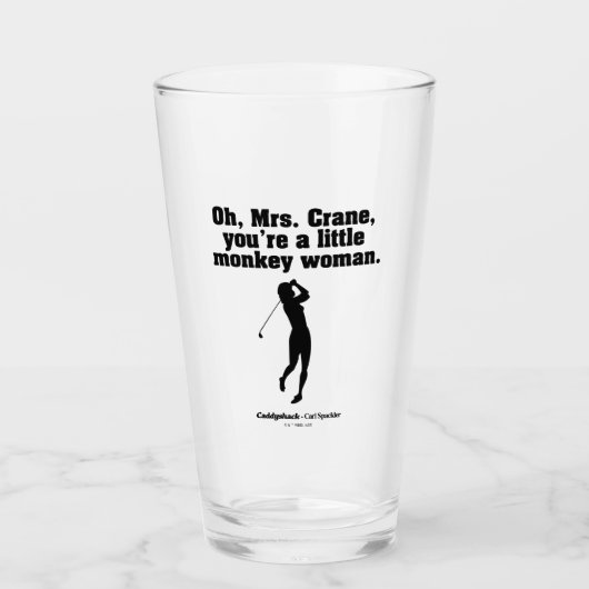 Caddyshack | Oh Mrs Crane Glas (Voorkant)