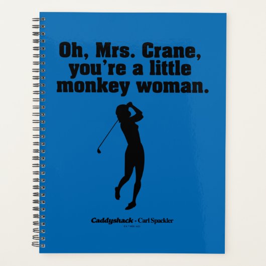 Caddyshack | Oh Mrs Crane Planner (Voorkant)