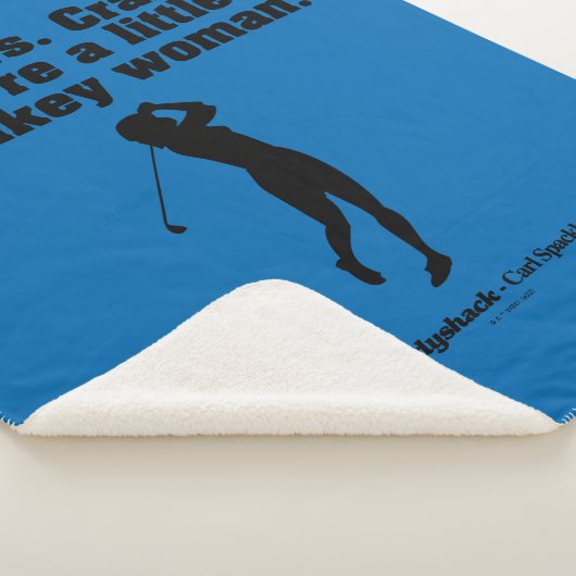 Caddyshack | Oh Mrs Crane Sherpa Deken (3/4)