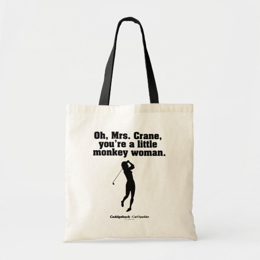 Caddyshack | Oh Mrs Crane Tote Bag (Voorkant)