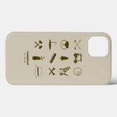 Caddyshack-pictogrammen Case-Mate iPhone Case (Achterkant (horizontaal))